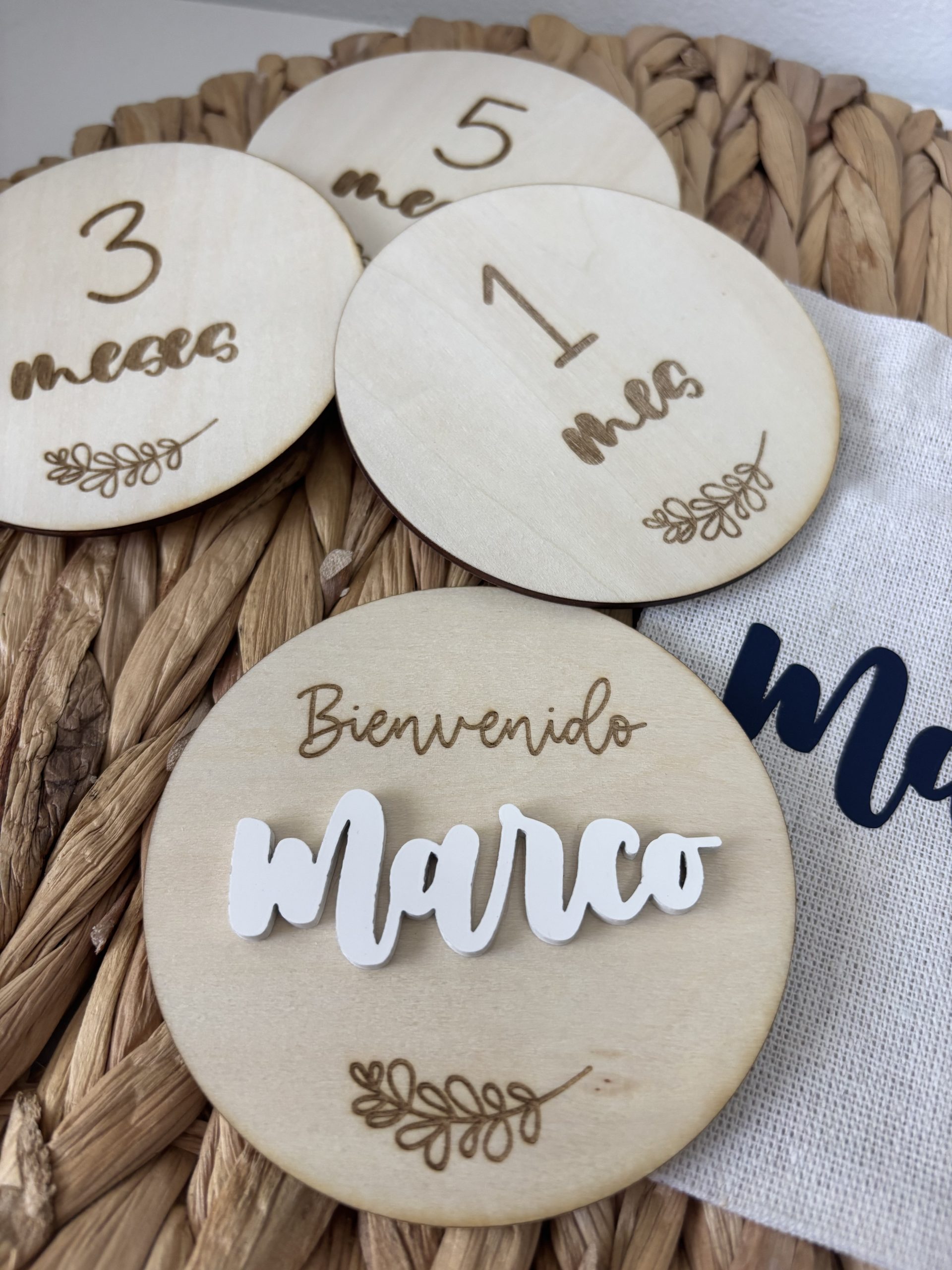 Disco-cumple-meses-bebe-personalizados